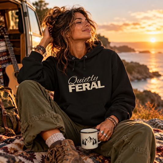 Quietly Feral Heavyweight Hoodie