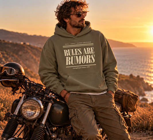 Rules Are Rumors · Late Edition Heavyweight Hoodie