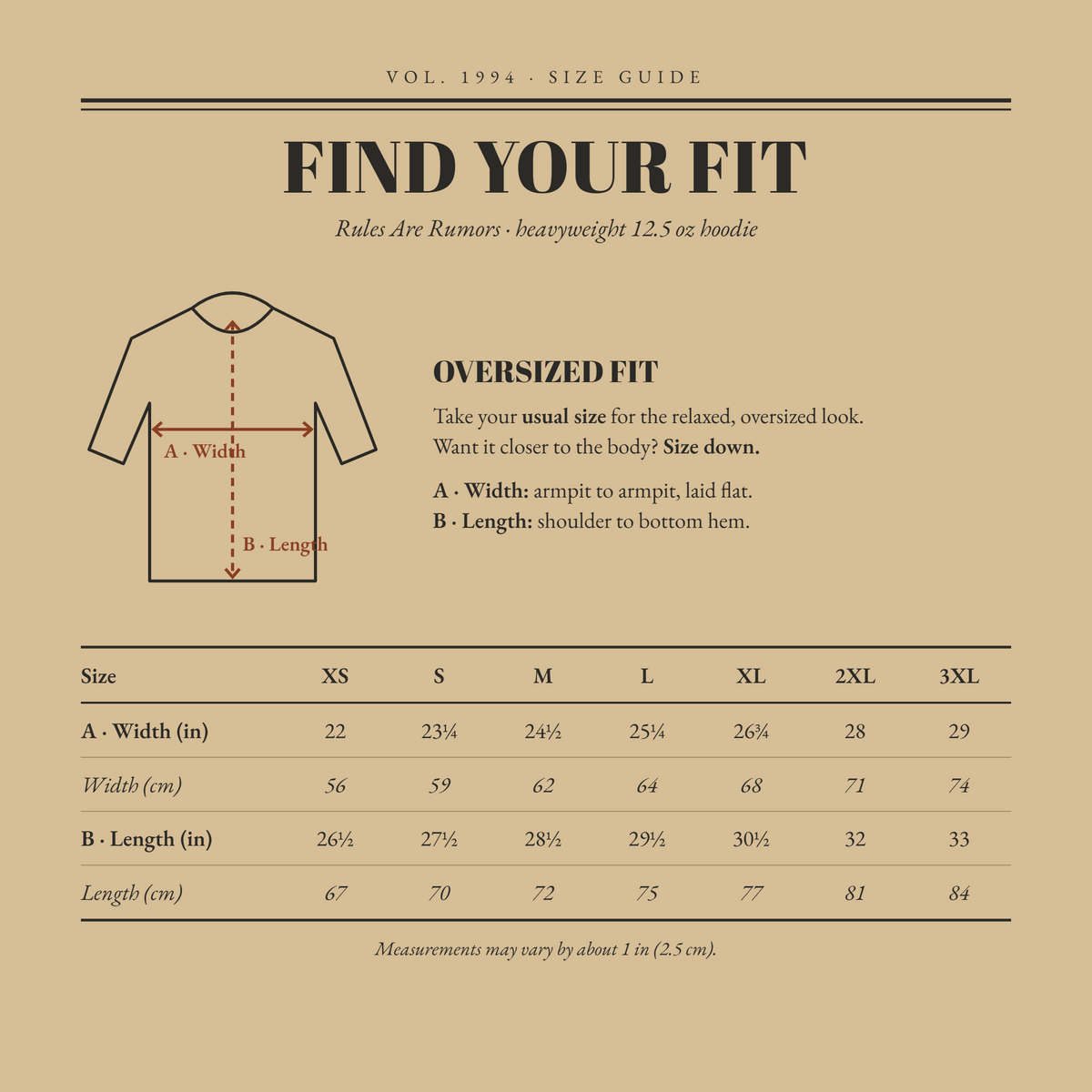 Rules Are Rumors · Late Edition Heavyweight Hoodie